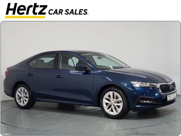 Skoda Octavia Saloon, Petrol Hybrid, 2024, Blue