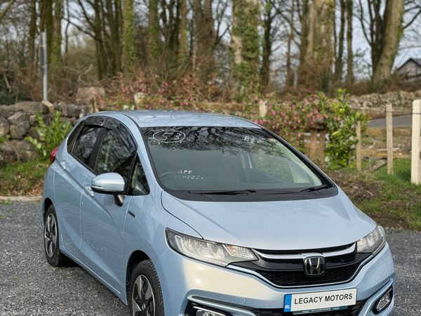 Honda Fit Hatchback, Petrol Hybrid, 2019, Blue