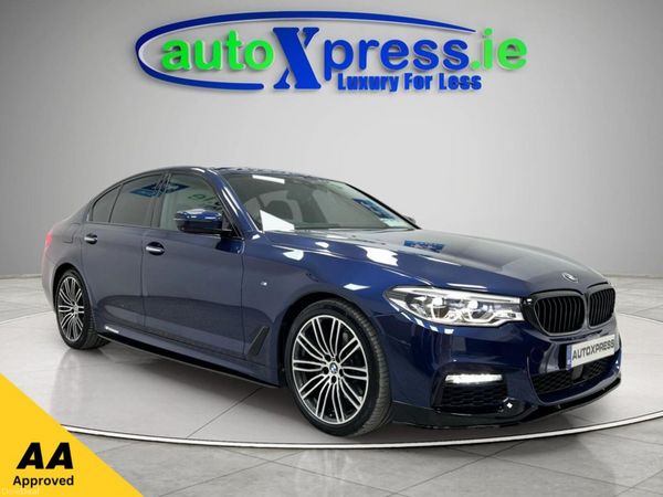 BMW 5-Series Saloon, Diesel, 2018, Blue
