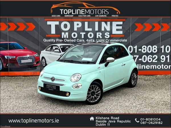 Fiat 500 Hatchback, Petrol, 2019, Green