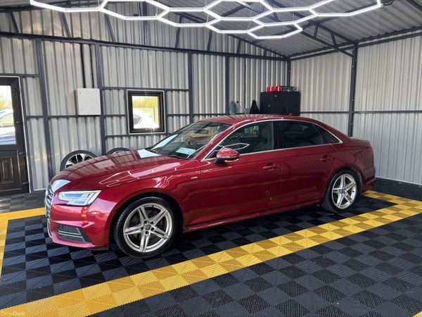 Audi A4 Saloon, Diesel, 2017, Red