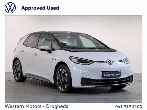 Volkswagen ID.3 Hatchback, Electric, 2021, White