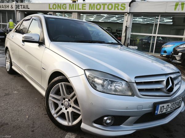 Mercedes-Benz C-Class Saloon, Petrol, 2010, Silver