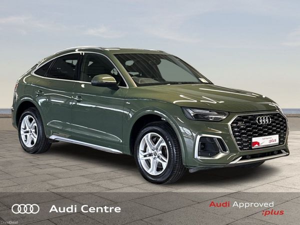 Audi Q5 SUV, Petrol Plug-in Hybrid, 2023, Green