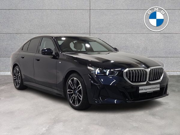 BMW 5-Series Saloon, Petrol Plug-in Hybrid, 2024, Black