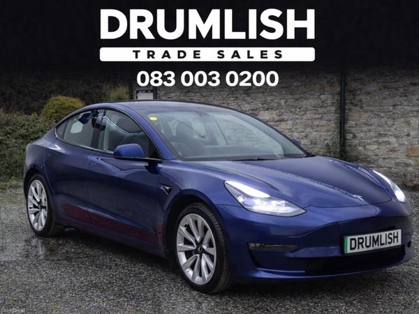 Tesla Model 3 Saloon, Electric, 2022, Blue