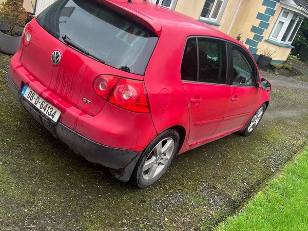 Volkswagen Golf Hatchback, Diesel, 2008, Red