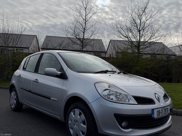 Renault Clio Hatchback, Petrol, 2008, Silver