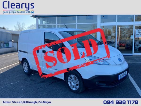 Nissan e-NV200 Van, Electric, 2015, White