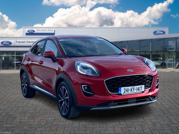 Ford Puma MPV, Petrol Hybrid, 2024, Red