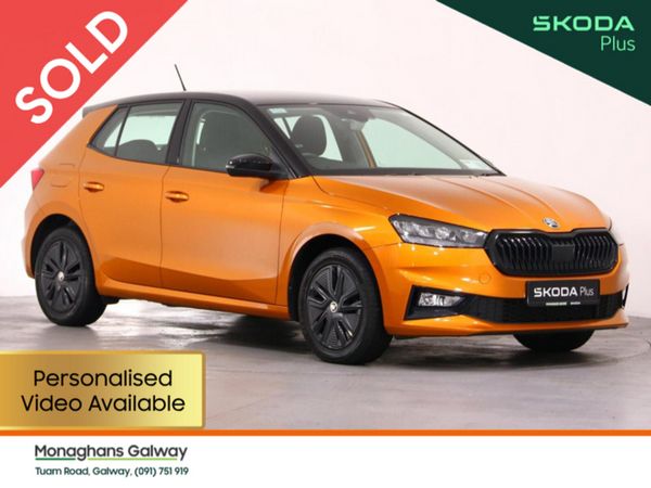Skoda Fabia Hatchback, Petrol, 2022, Orange