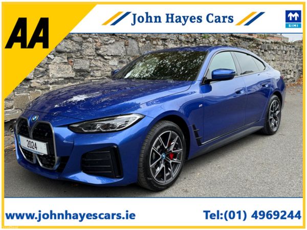 BMW i4 Coupe, Electric, 2024, Blue