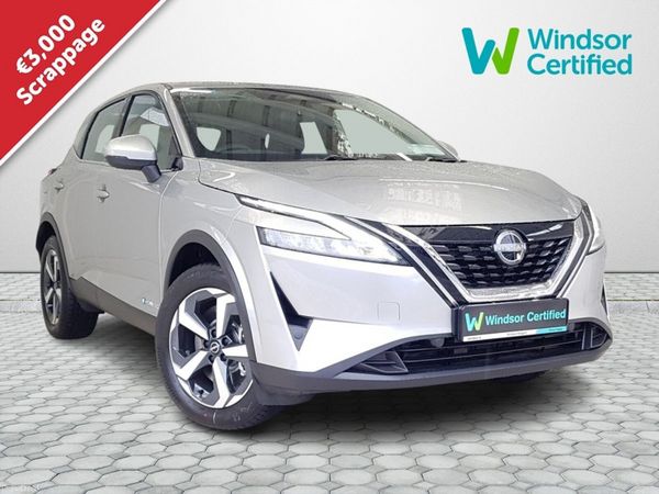 Nissan Qashqai SUV, Petrol Hybrid, 2024, Silver