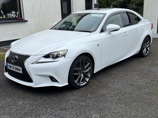 Lexus IS Saloon, Petrol Hybrid, 2013, White