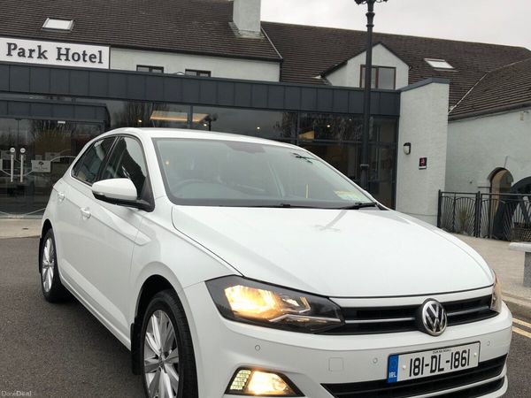 Volkswagen Polo Hatchback, Petrol, 2018, White