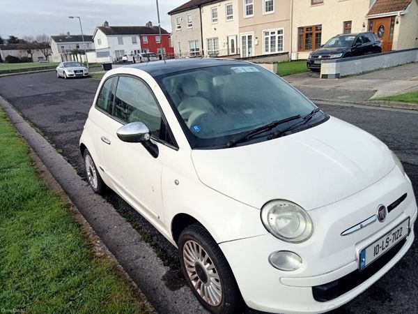 Fiat 500 Hatchback, Petrol, 2010, White