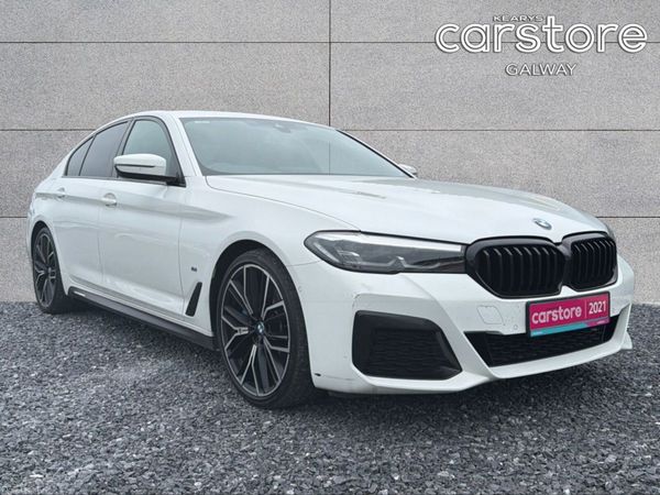 BMW 5-Series Saloon, Diesel, 2021, White