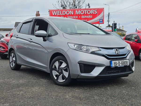 Honda Fit Hatchback, Petrol Hybrid, 2015, Silver