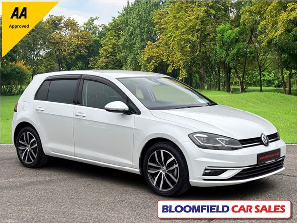 Volkswagen Golf Hatchback, Petrol, 2018, White
