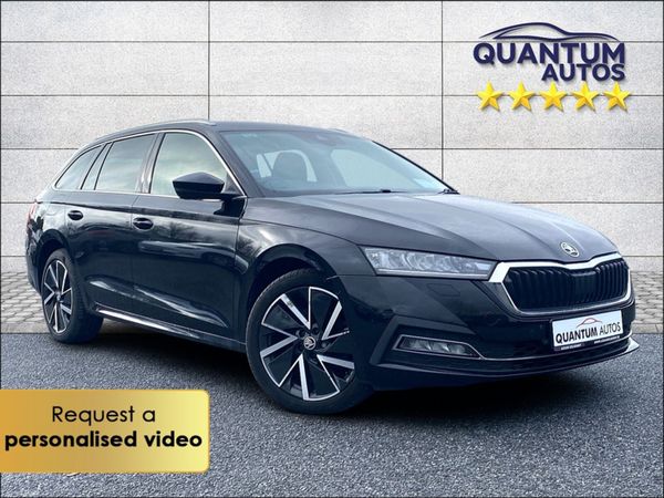 Skoda Octavia Estate, Petrol Plug-in Hybrid, 2021, Black