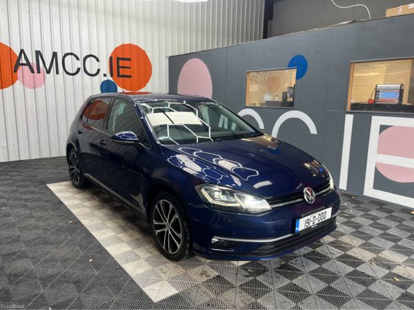 Volkswagen Golf Hatchback, Diesel, 2019, Blue