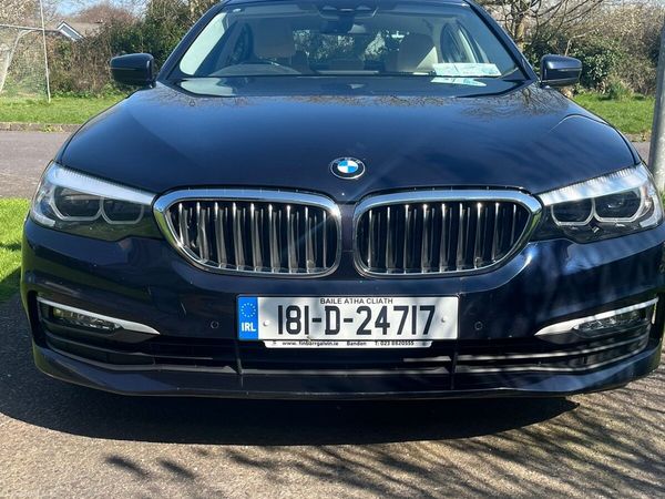 BMW 5-Series Saloon, Diesel, 2018, Blue