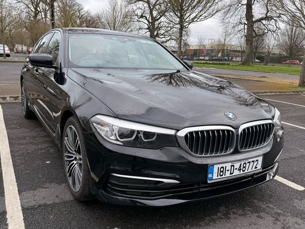 BMW 5-Series Saloon, Diesel, 2018, Black