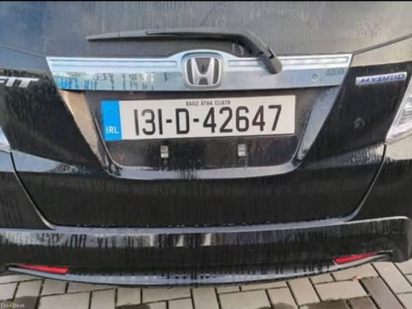 Honda Fit Hatchback, Petrol Hybrid, 2013, Black