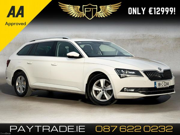 Skoda Superb Estate, Diesel, 2018, White