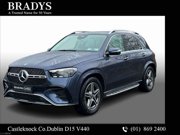 Mercedes-Benz GLE SUV, Diesel Plug-in Hybrid, 2024, Blue