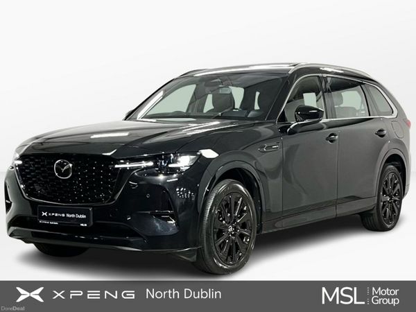 Mazda CX-80 SUV, Petrol Plug-in Hybrid, 2025, Black