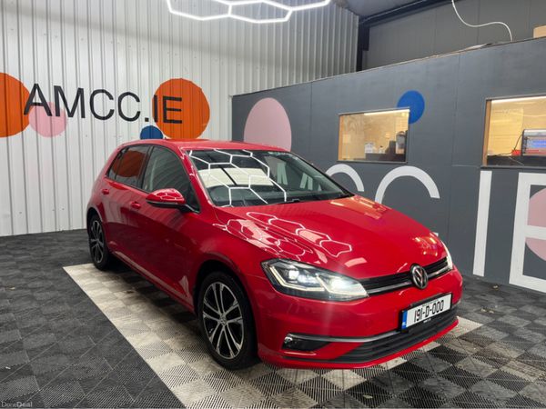 Volkswagen Golf Hatchback, Diesel, 2019, Red
