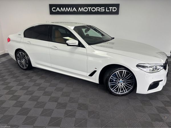 BMW 5-Series Saloon, Petrol, 2020, White