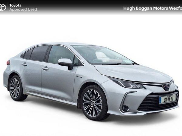 Toyota Corolla Saloon, Petrol Hybrid, 2021, Silver