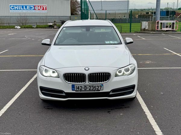 BMW 5-Series Estate, Diesel, 2014, White