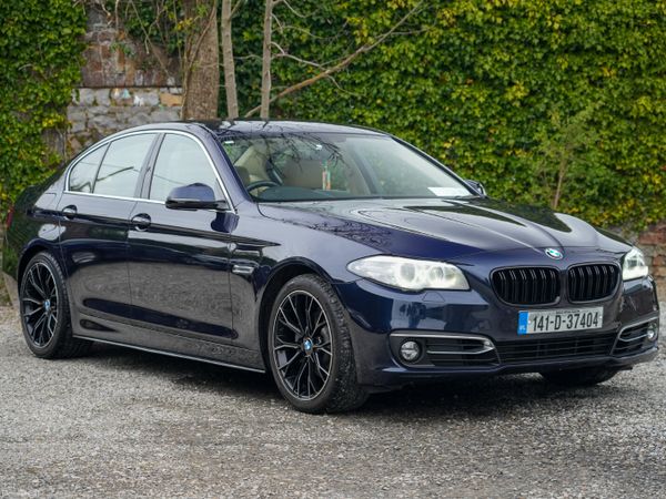 BMW 5-Series Saloon, Diesel, 2014, Blue