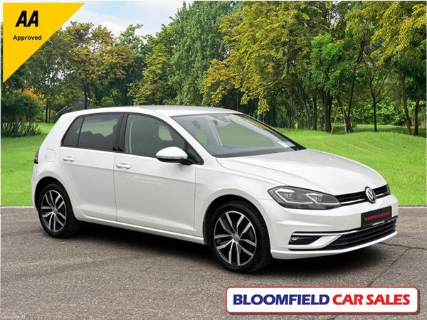 Volkswagen Golf Hatchback, Petrol, 2019, White