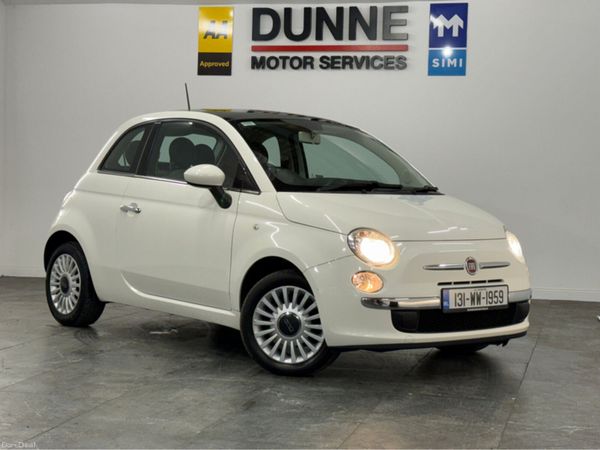 Fiat 500 Hatchback, Petrol, 2013, White