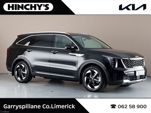 Kia Sorento SUV, Petrol Plug-in Hybrid, 2026, Black