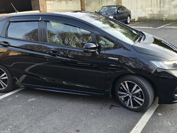 Honda Fit Hatchback, Petrol Hybrid, 2018, Black