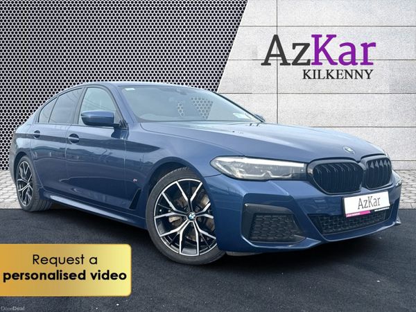 BMW 5-Series Saloon, Diesel, 2022, Blue