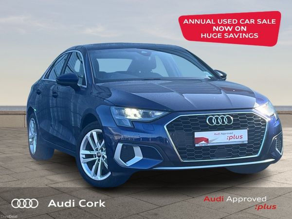 Audi A3 Saloon, Petrol, 2024, Blue
