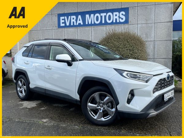 Toyota RAV4 SUV, Petrol Hybrid, 2021, White