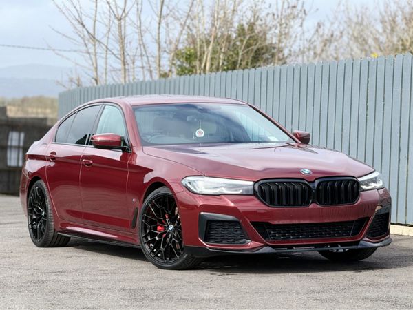 BMW 5-Series Saloon, Diesel, 2022, Red