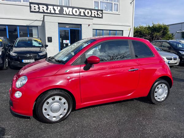 Fiat 500 Hatchback, Petrol, 2016, Red
