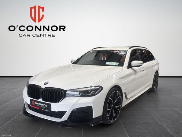 BMW 5-Series Estate, Diesel, 2022, White