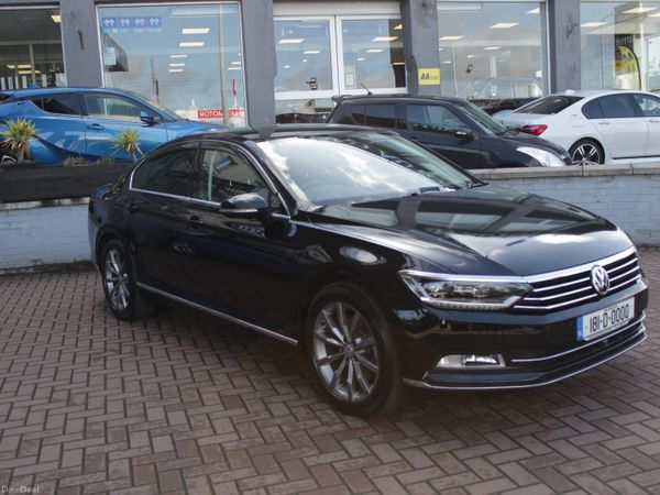 Volkswagen Passat Saloon, Diesel, 2018, Black
