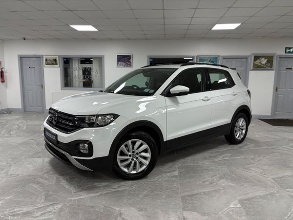 Volkswagen T-Cross Hatchback, Petrol, 2021, White