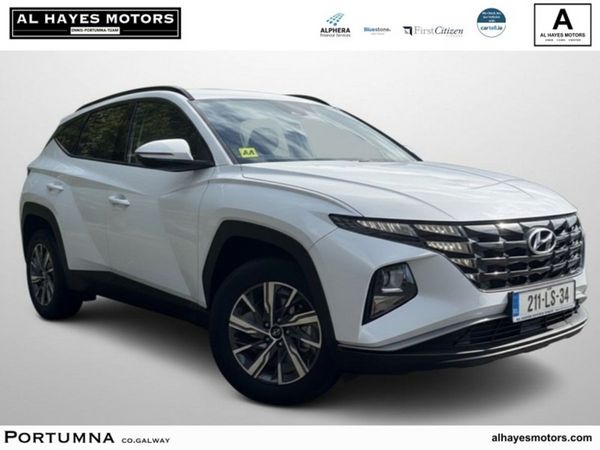 Hyundai Tucson SUV, Petrol Hybrid, 2021, White