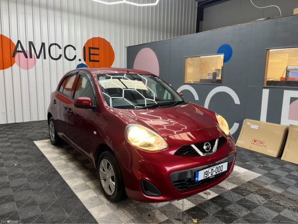 Nissan March Hatchback, Petrol, 2019, Red